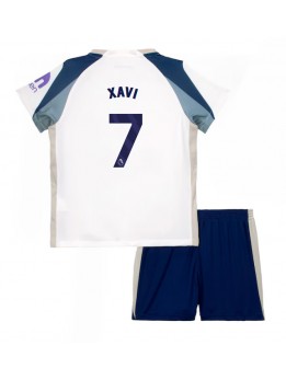 Billige Tottenham Hotspur Xavi Simons #7 Hjemmedraktsett Barn 2025-26 Kortermet (+ Korte bukser)